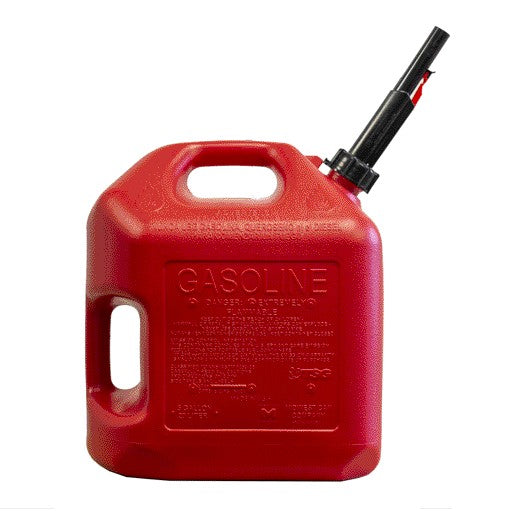 Gas Can: 5 Gal Capacity, Self, Red Gas Can: 5 Gal Capacity, Self, Red